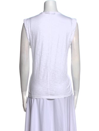 Veronica Beard Crew Neck Sleeveless Top