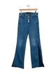 Veronica Beard Mid-Rise Wide Leg Jeans
