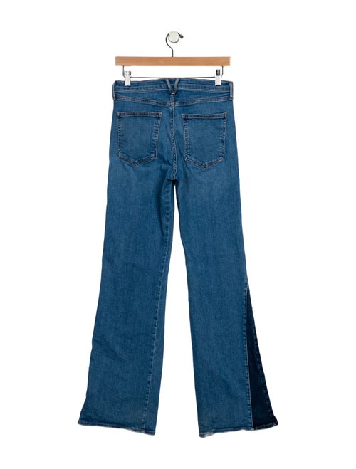 Veronica Beard Mid-Rise Wide Leg Jeans