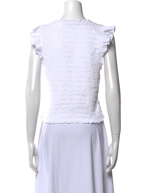 Veronica Beard Crew Neck Short Sleeve Top