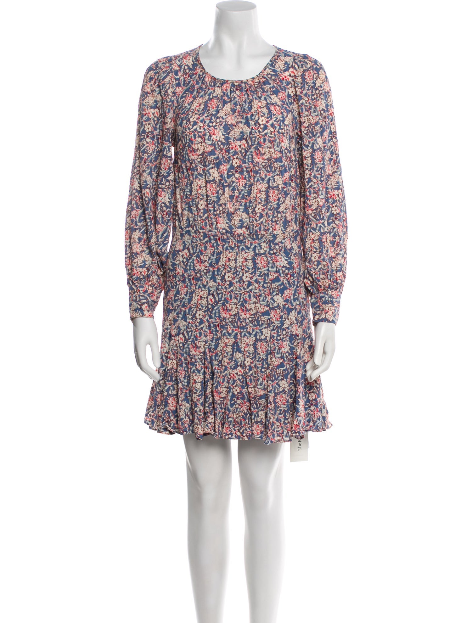 Veronica Beard Floral Print Mini Dress