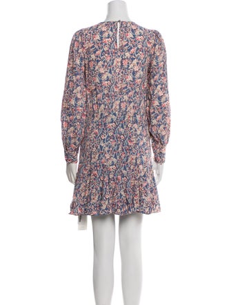 Veronica Beard Floral Print Mini Dress