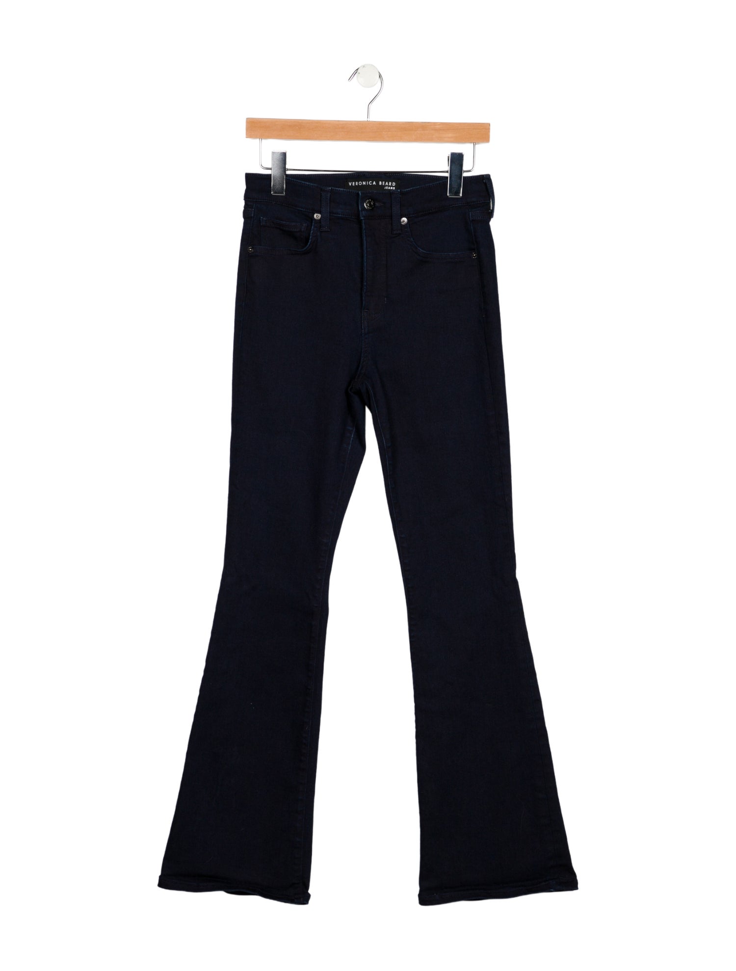 Veronica Beard High-Rise Wide Leg Jeans