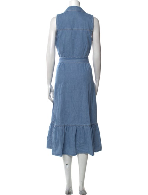 Veronica Beard V-Neck Midi Length Dress