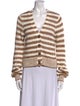 Veronica Beard Striped V-Neck Sweater