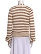 Veronica Beard Striped V-Neck Sweater