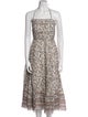 Veronica Beard Floral Print Long Dress