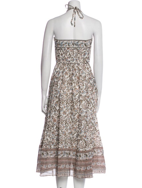 Veronica Beard Floral Print Long Dress