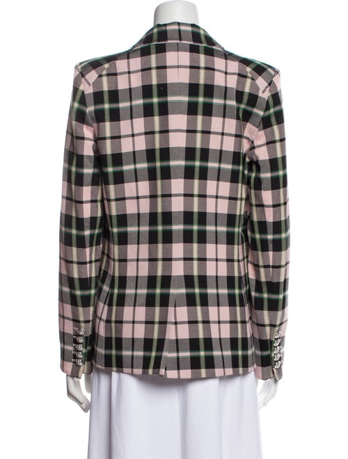 Veronica Beard Plaid Print Blazer