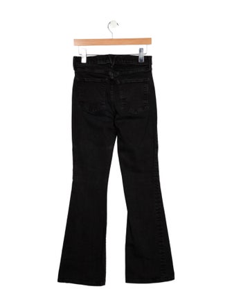 Veronica Beard Mid-Rise Wide Leg Jeans