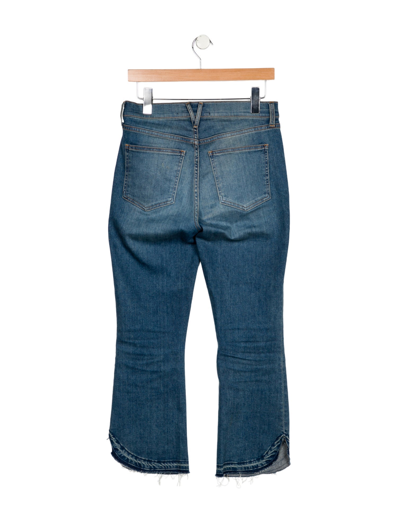 Veronica Beard High-Rise Straight Leg Jeans
