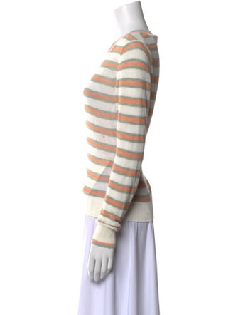 Veronica Beard Linen Striped Sweater