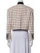 Veronica Beard Plaid Print Evening Jacket