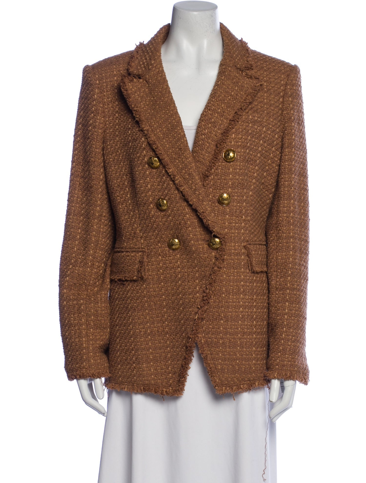 Veronica Beard Plaid Print Blazer