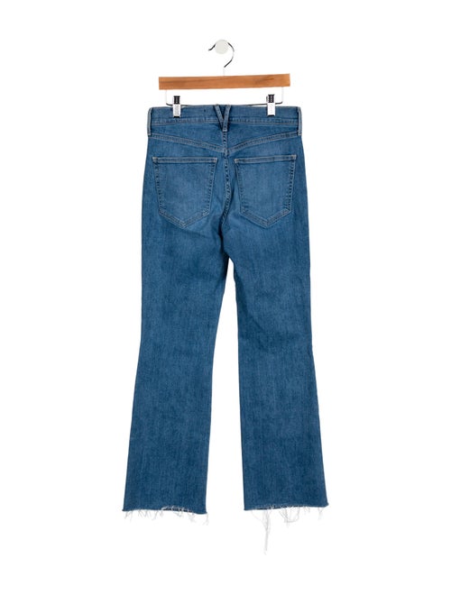 Veronica Beard Mid-Rise Wide Leg Jeans