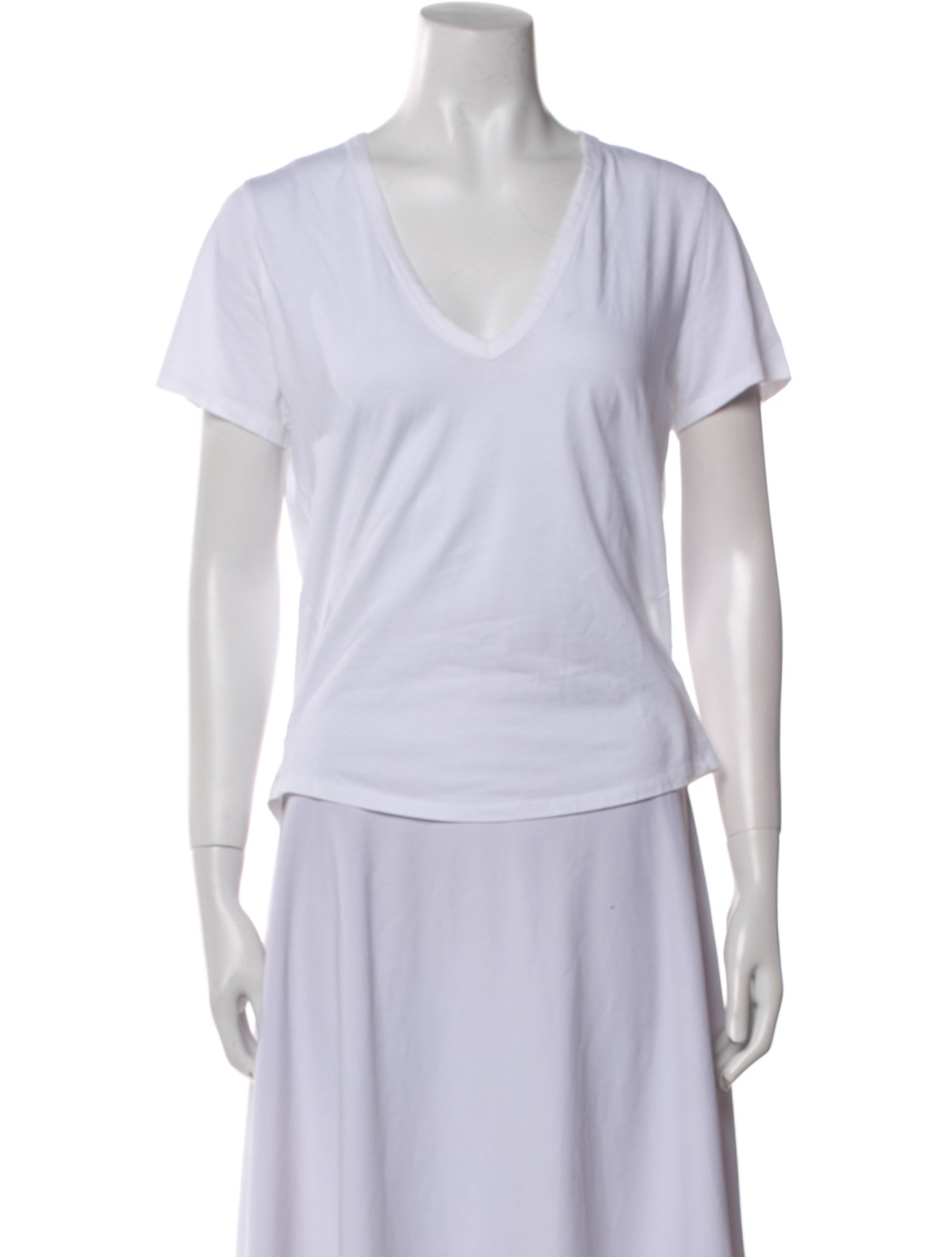 Veronica Beard V-Neck Short Sleeve T-Shirt