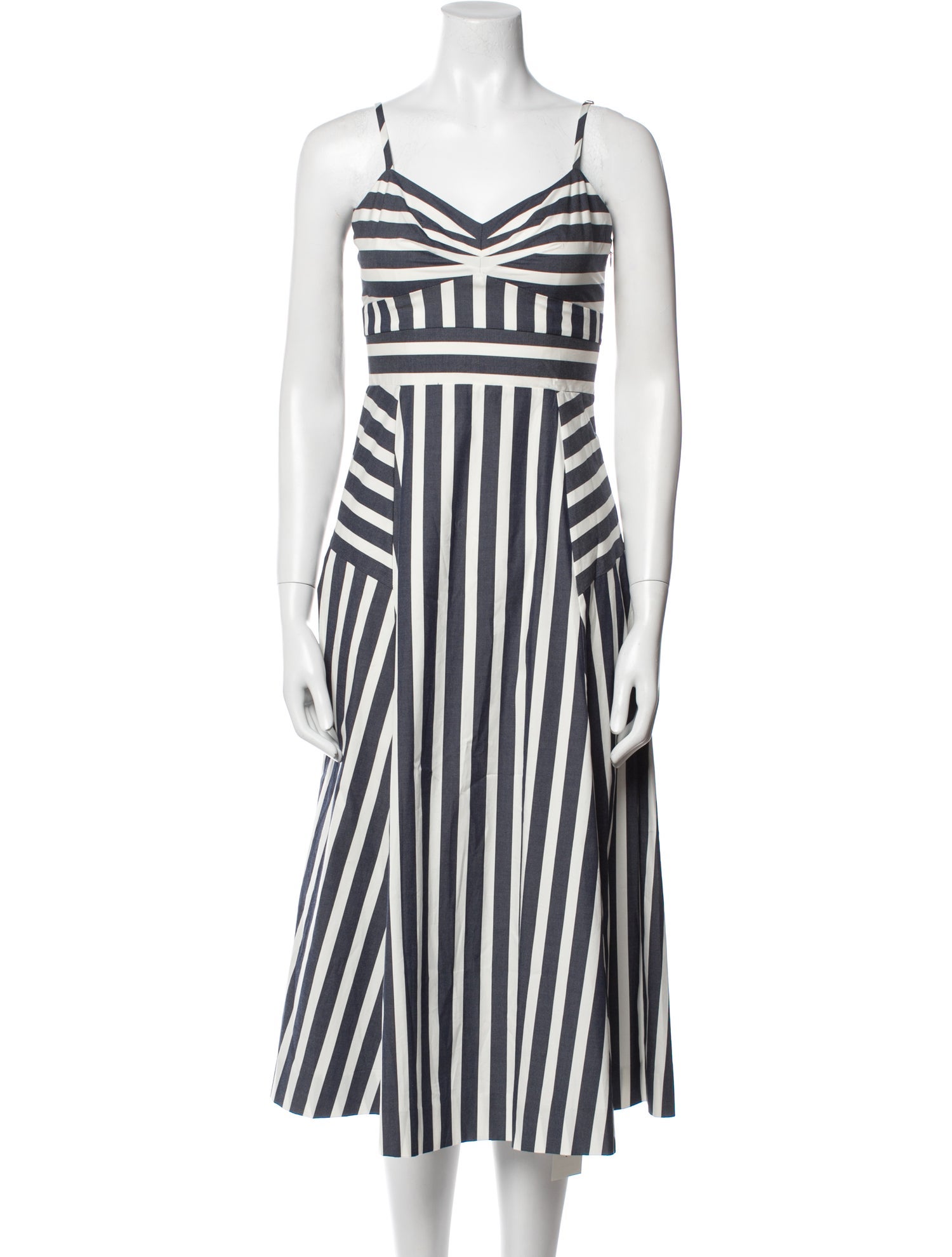 Veronica Beard Striped Midi Length Dress w/ Tags