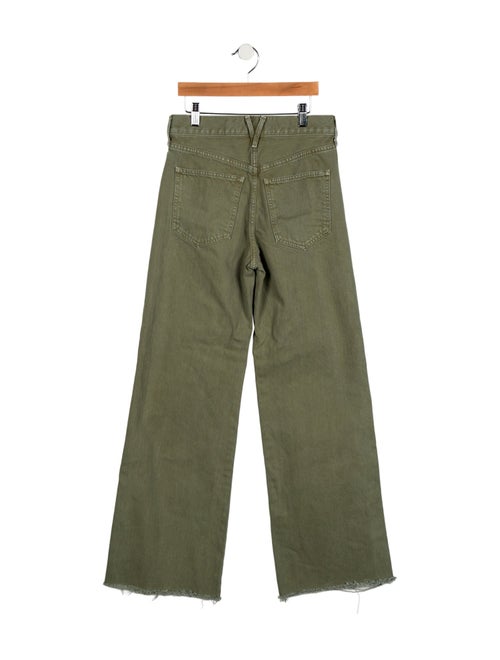 Veronica Beard High-Rise Wide Leg Jeans