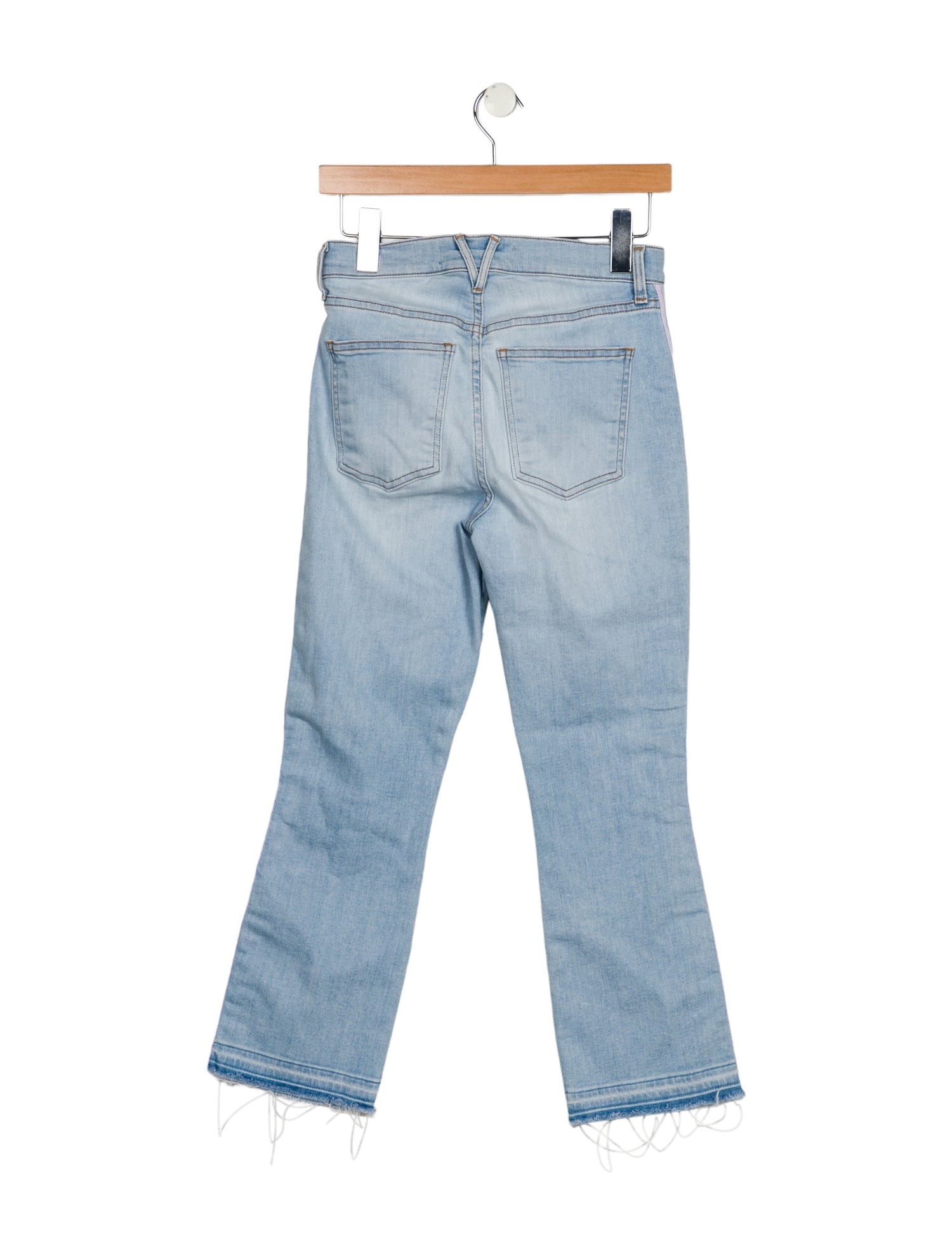 Veronica Beard Mid-Rise Straight Leg Jeans