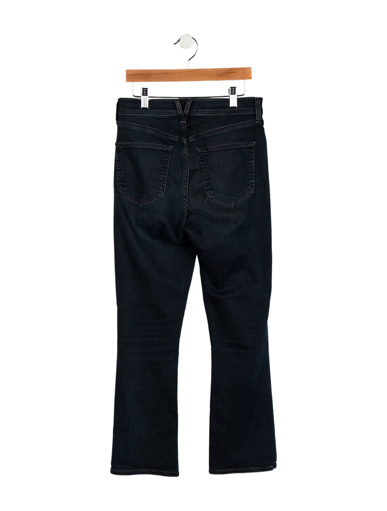 Veronica Beard High-Rise Straight Leg Jeans