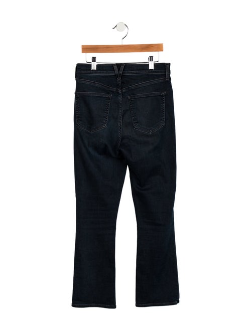 Veronica Beard High-Rise Straight Leg Jeans