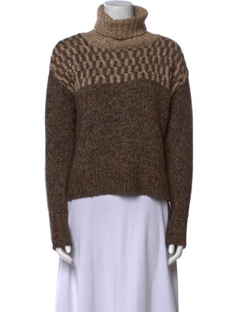 Veronica Beard Striped Turtleneck Sweater