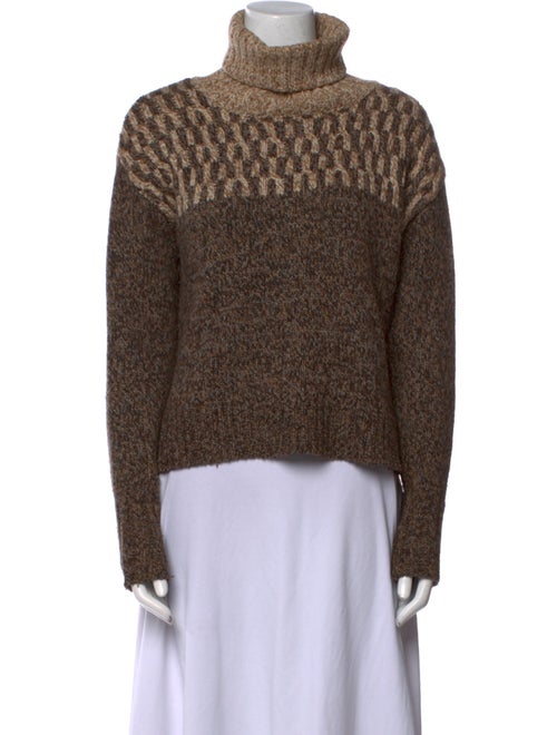 Veronica Beard Striped Turtleneck Sweater