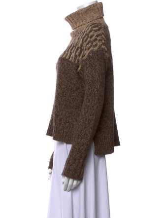 Veronica Beard Striped Turtleneck Sweater