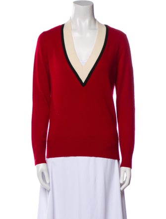 Veronica Beard Cashmere V-Neck Sweater