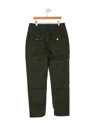 Veronica Beard High-Rise Straight Leg Jeans