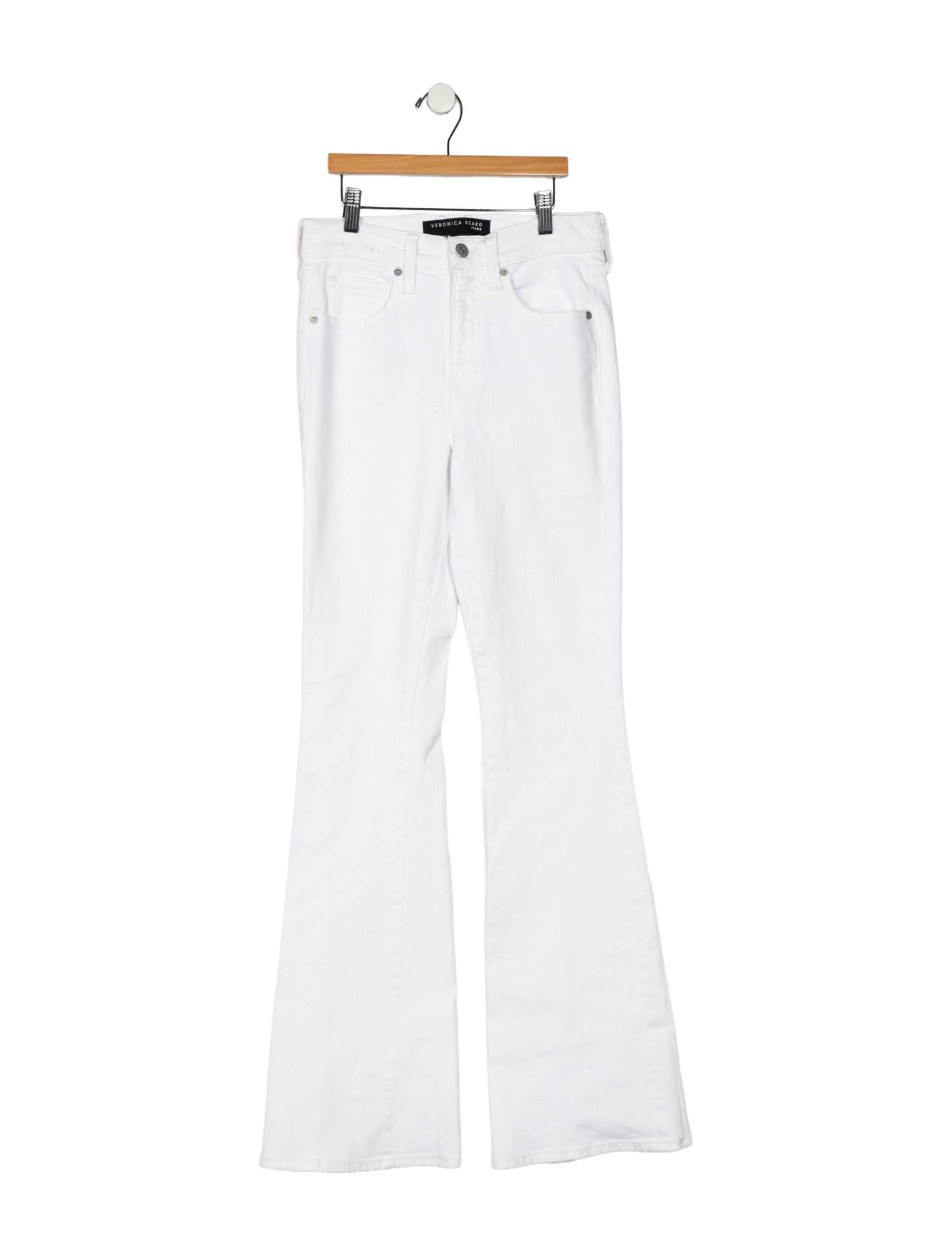 Veronica Beard High-Rise Wide Leg Jeans