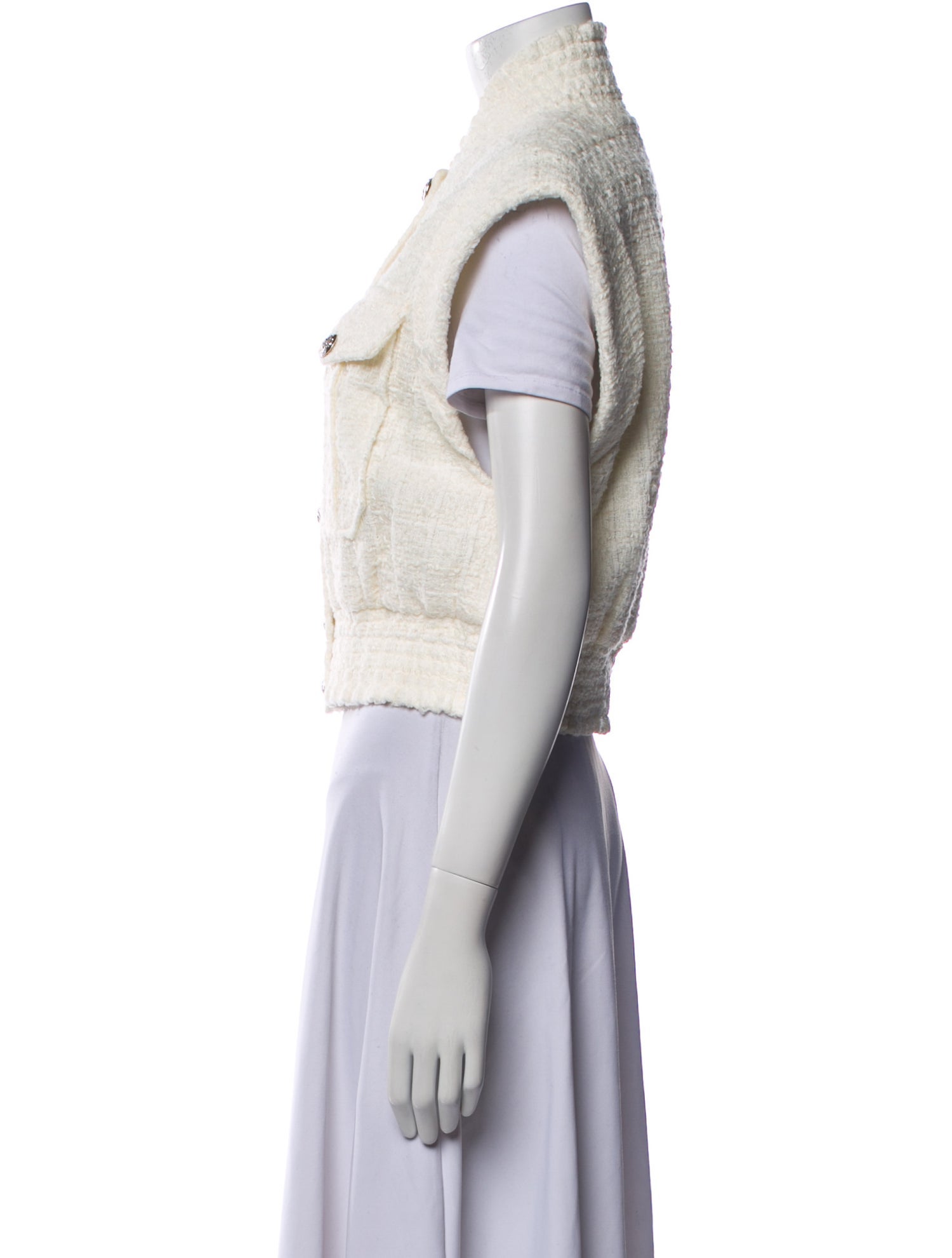 Veronica Beard Plaid Print Vest