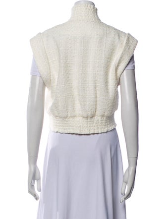 Veronica Beard Plaid Print Vest