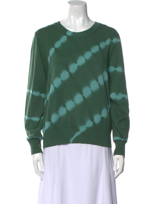 Veronica Beard Tie-Dye Print Crew Neck Sweatshirt