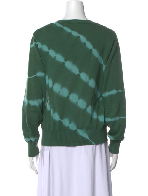 Veronica Beard Tie-Dye Print Crew Neck Sweatshirt