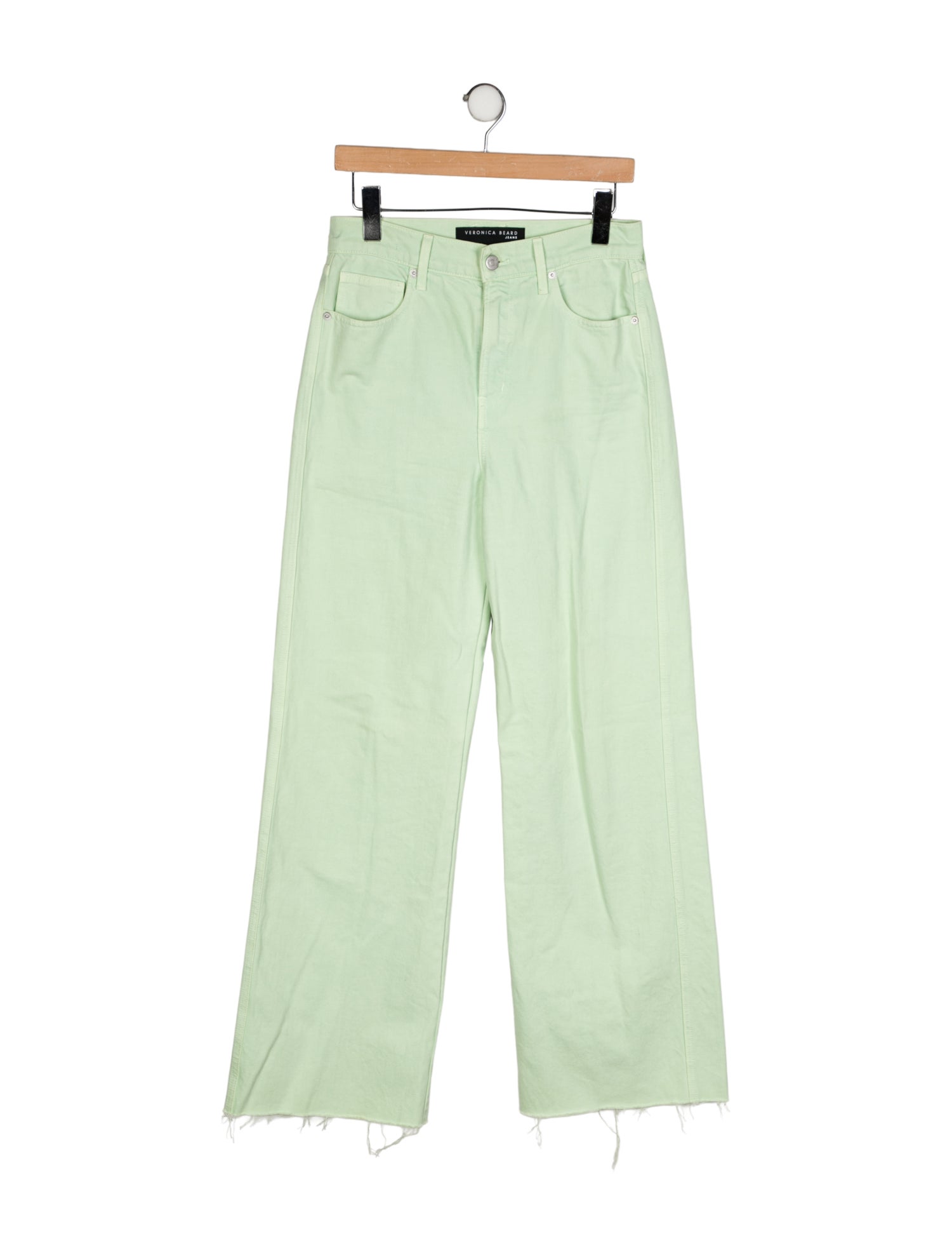 Veronica Beard High-Rise Wide Leg Jeans