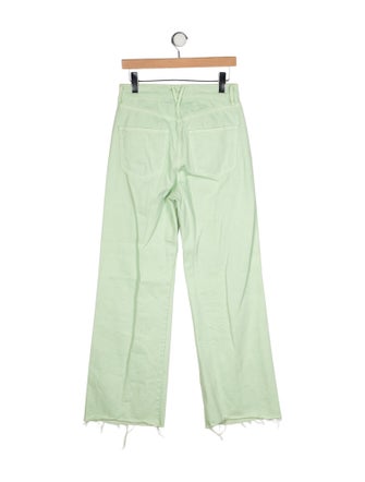 Veronica Beard High-Rise Wide Leg Jeans