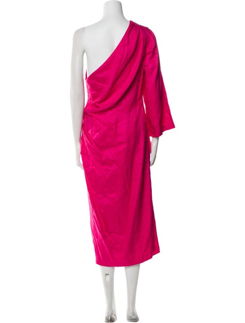 Veronica Beard One-Shoulder Long Dress