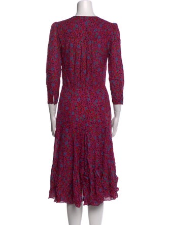 Veronica Beard Silk Midi Length Dress