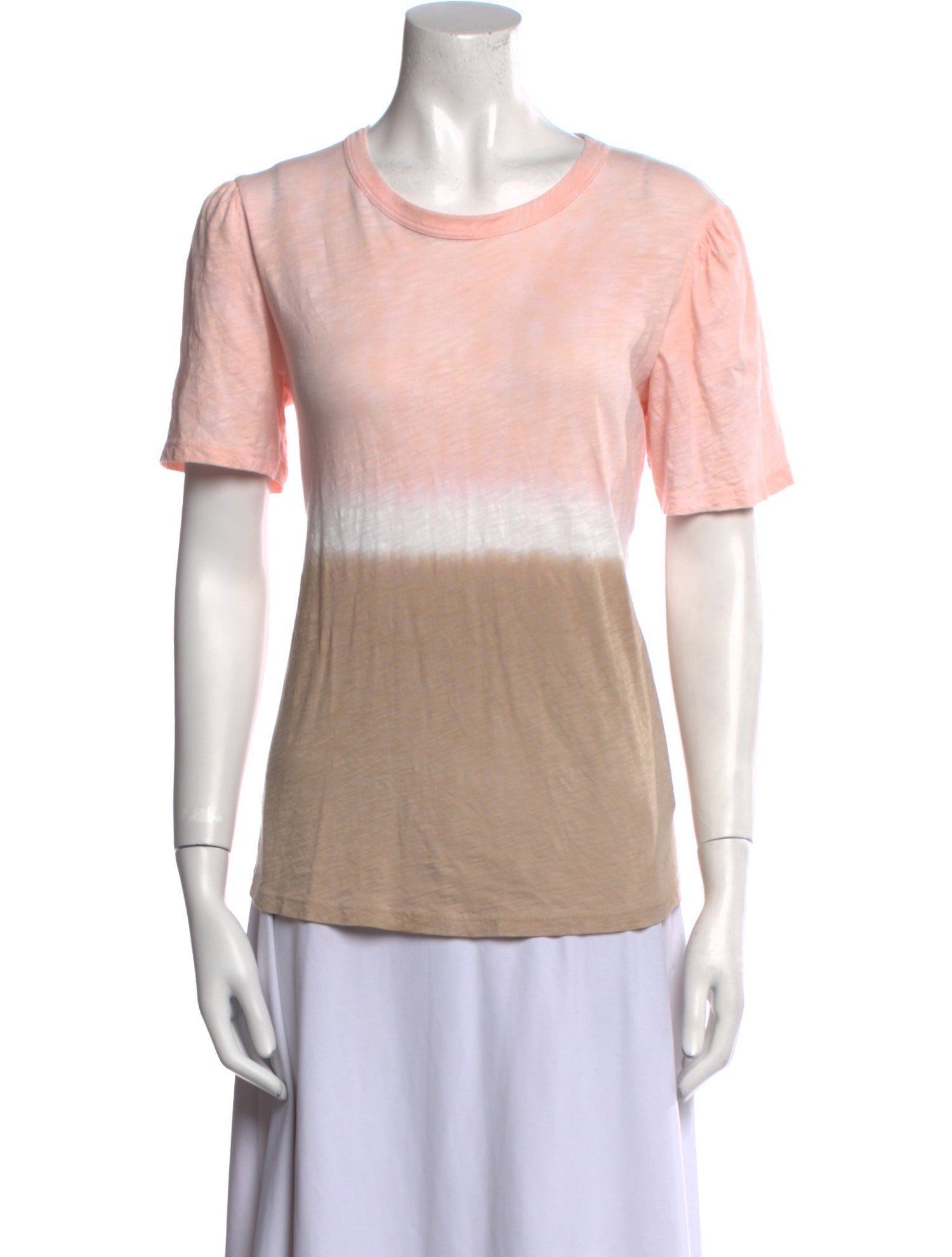 Veronica Beard Scoop Neck Short Sleeve T-Shirt