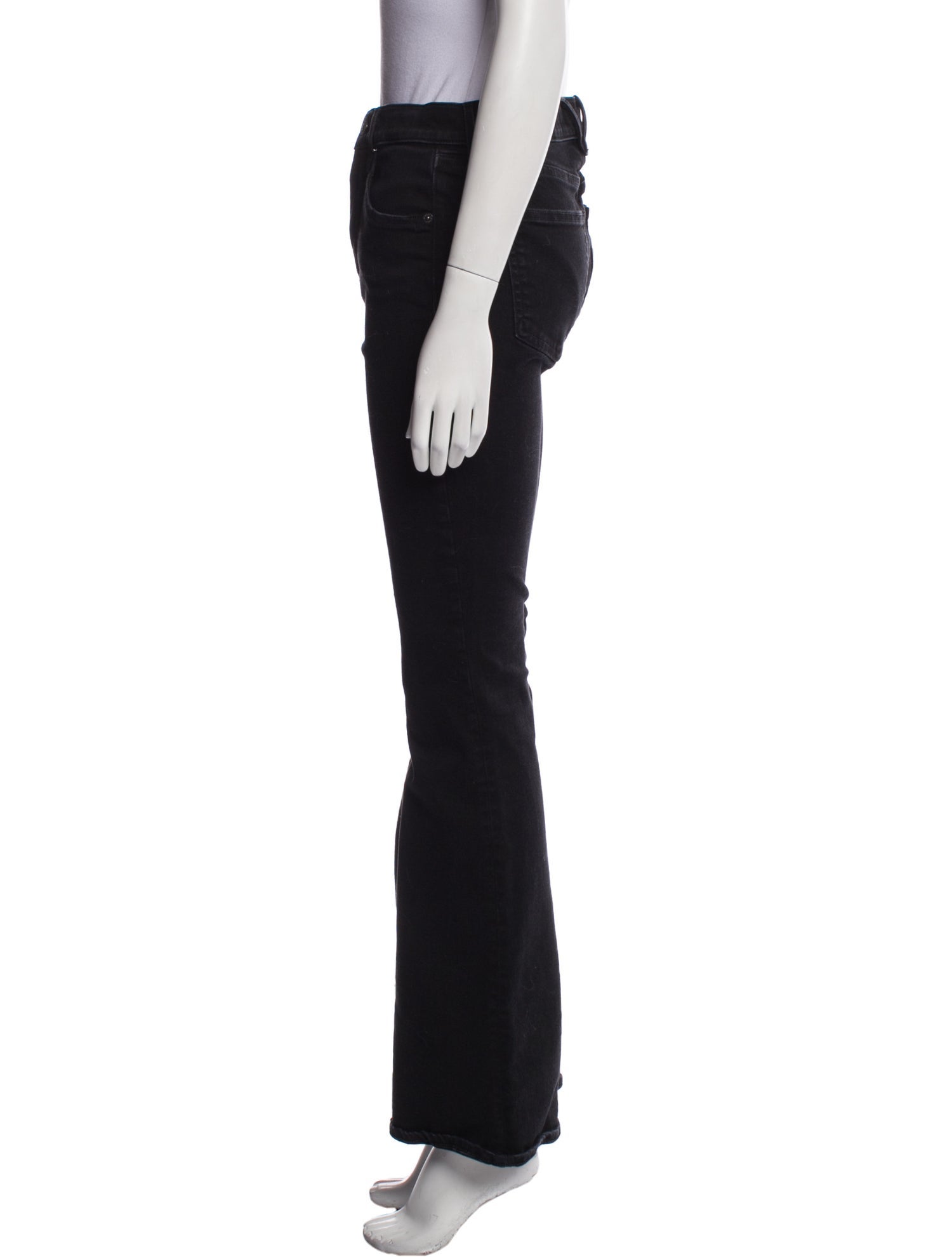 Veronica Beard Mid-Rise Wide Leg Jeans