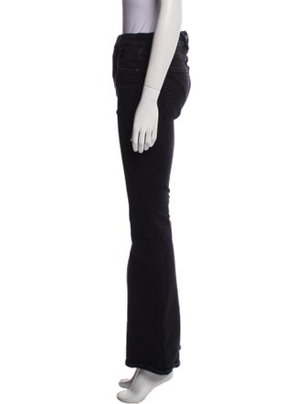 Veronica Beard Mid-Rise Wide Leg Jeans