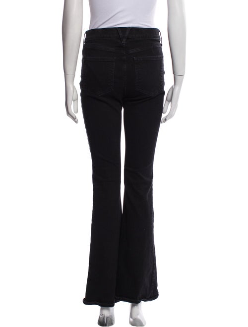 Veronica Beard Mid-Rise Wide Leg Jeans