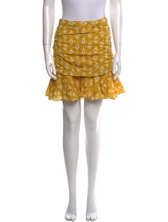 Veronica Beard Printed Knee-Length Skirt