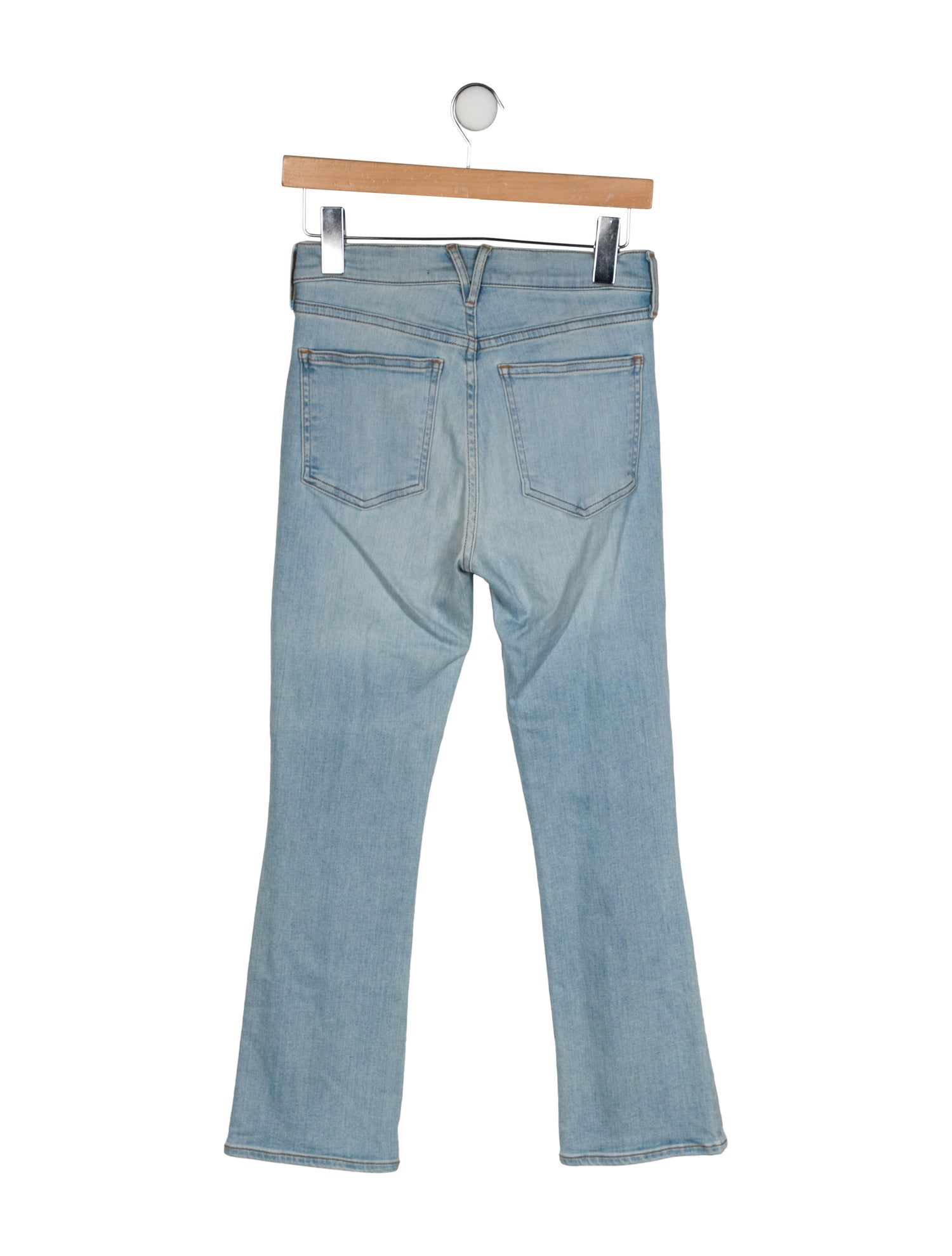 Veronica Beard Mid-Rise Straight Leg Jeans