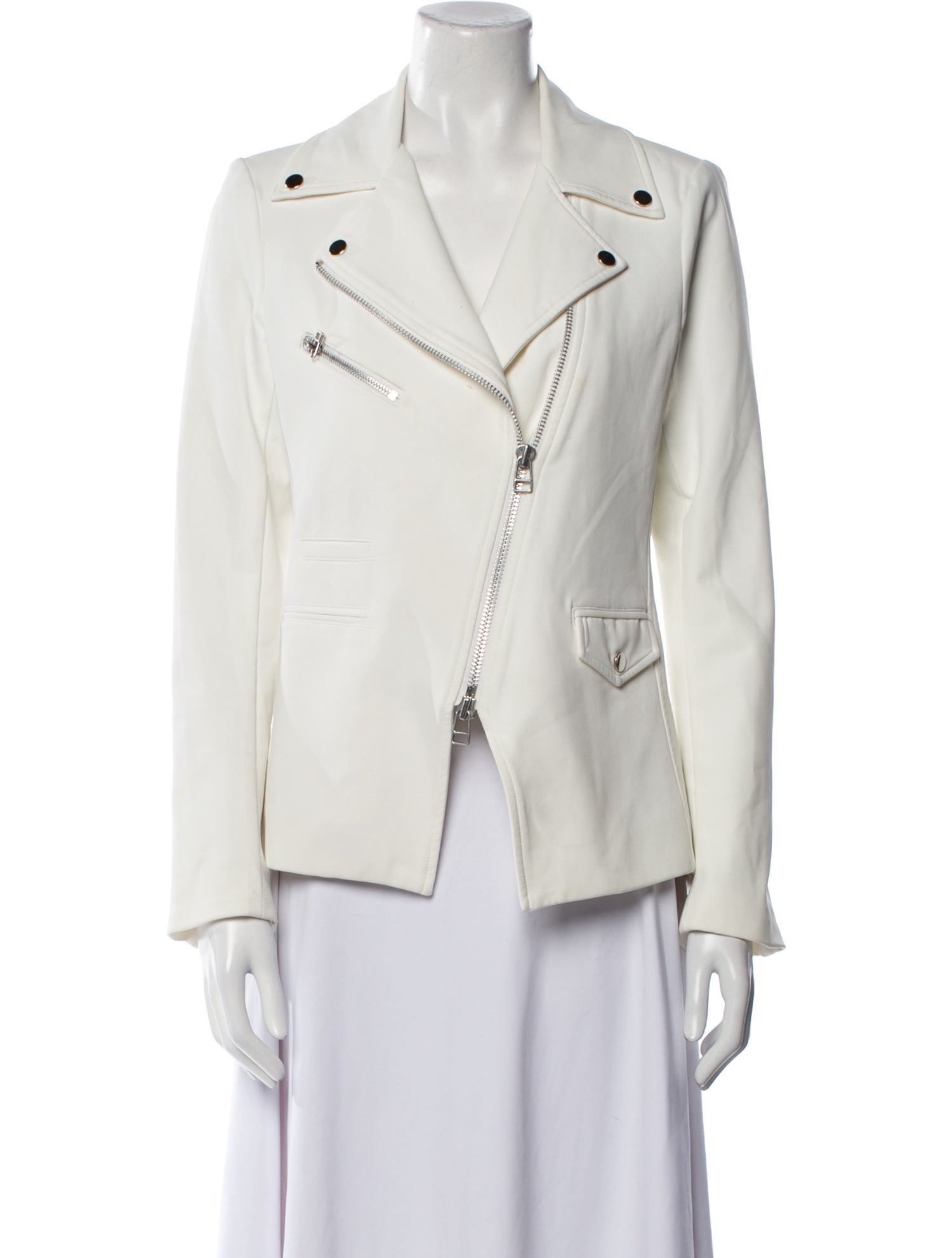 Veronica Beard Nylon Biker Jacket