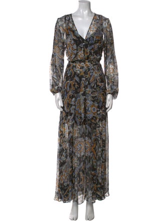Veronica Beard Silk Long Dress