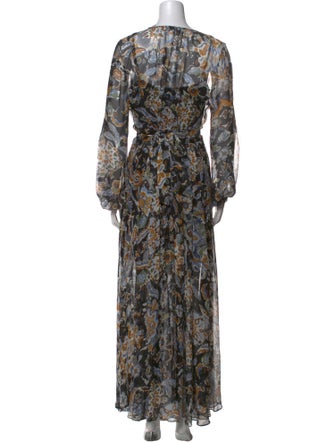 Veronica Beard Silk Long Dress