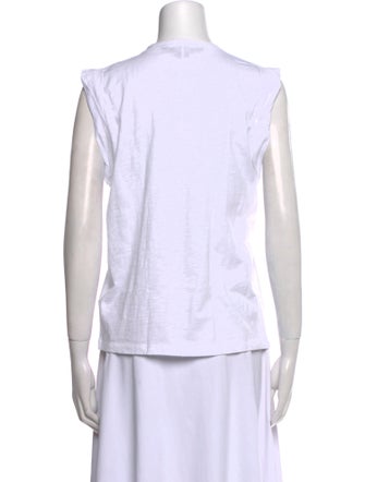 Veronica Beard Crew Neck Sleeveless Top