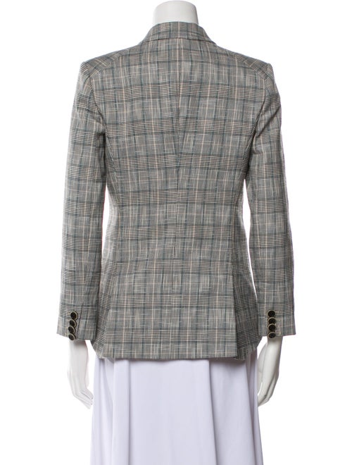Veronica Beard Plaid Print Blazer